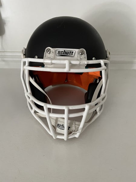 SCHUTT XP HYBRID Youth Large BLACK MATTE FOOTBALL HELMET fully cleaned