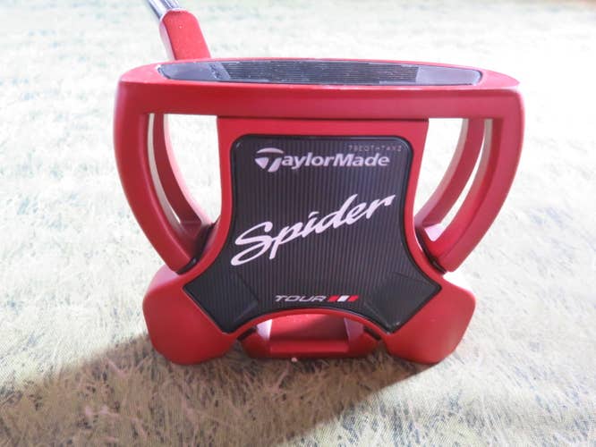 LH * Taylormade SPIDER TOUR RED 35" Putter w/ Sightline ... #GX