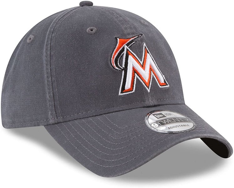 Miami Marlins New Era MLB 9TWENTY 920 Adjustable Cap Hat Dark Gray