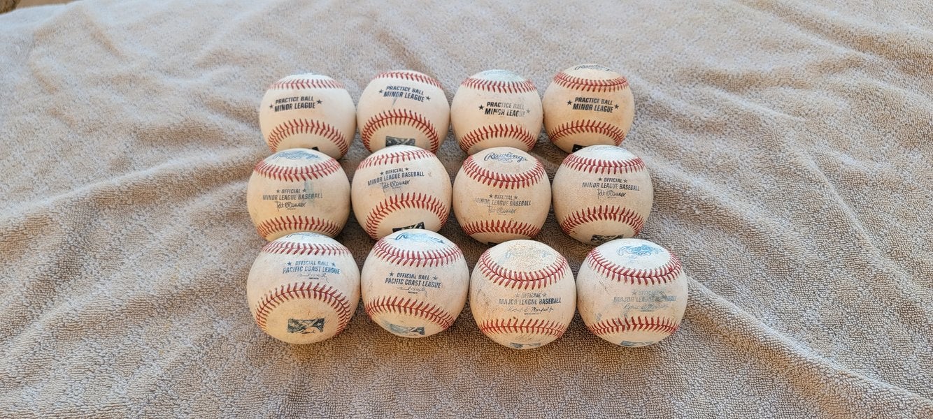 Used Rawlings Baseballs 12 Pack (1 Dozen)