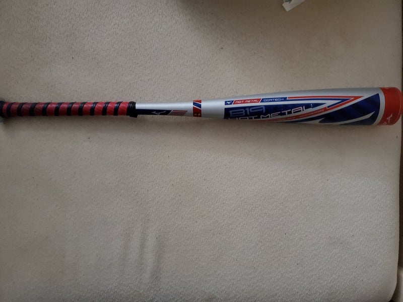 Used Kid Pitch (9YO-13YO) USSSA Certified 2019 Mizuno Alloy Hot Metal Bat (-10) 19 oz 29"
