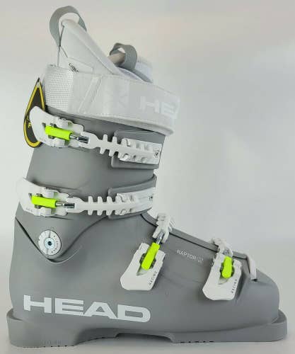 NEW High End $600 Women's Head Raptor 110s RS W Ski Boots Grey Size 10.5