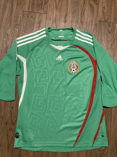 Adidas Mexico Soccer Jersey. Adult Medium