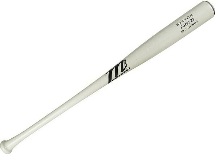 Marucci MVEIPOSEY28-WW Whitewash 31 Buster Posey Maple Wood Baseball Bat