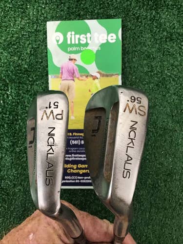Nicklaus N1 Linear Dynamics Wedge Set PW-51* And SW-56* Steel Shafts