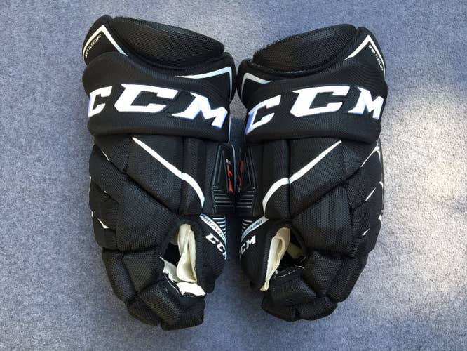 Black Senior CCM Jetspeed FT1 15" Gloves