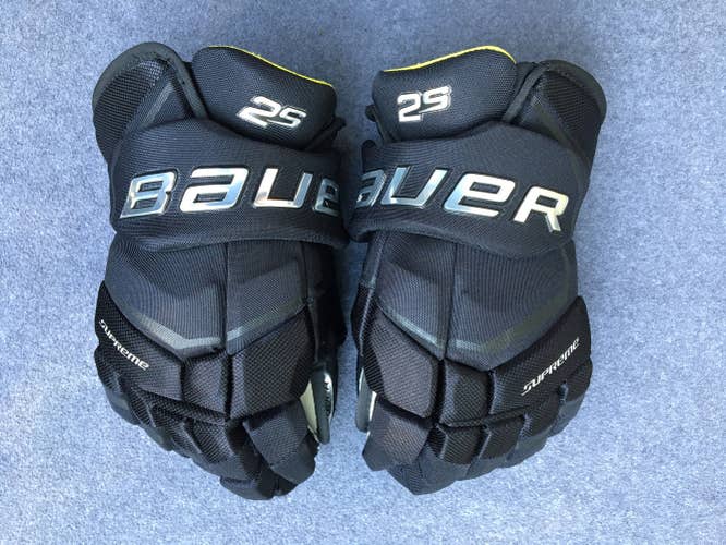 Black New Senior Bauer Supreme 2S Gloves 14"