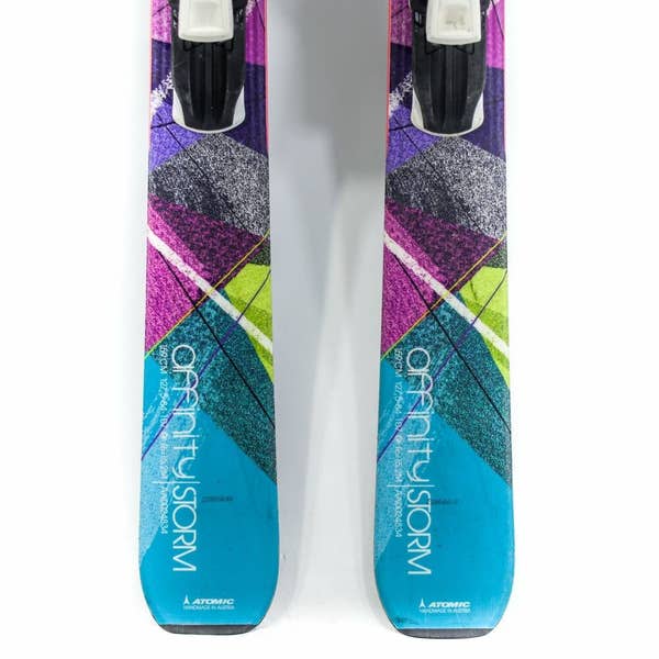 169 Atomic Affinity Storm 2014 All Mountain Women's Skis + XTO 10