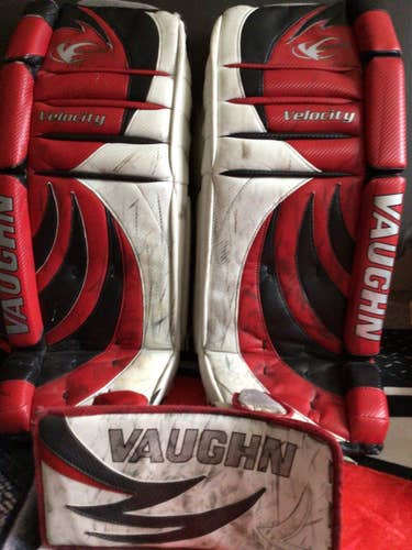 Vaughn Velocity Goalie Leg Pads & Blocker