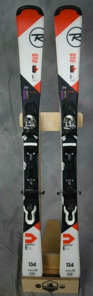 ROSSIGNOL EXPERIENCE RTL SKIS 134CM WITH LOOK BINDINGS