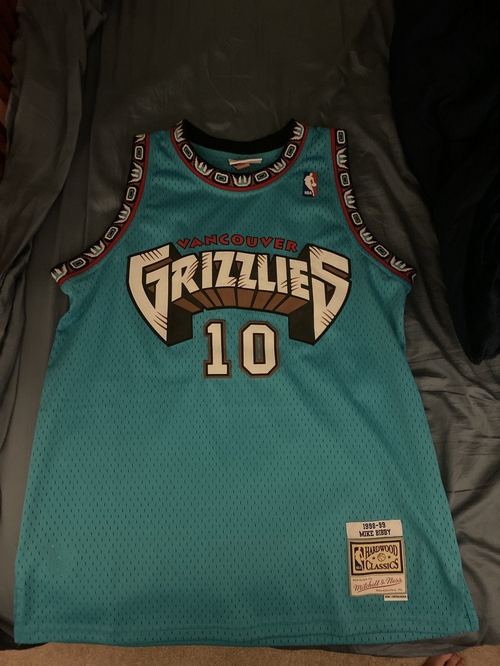 Mike Bibby Vancouver Grizzlies Jersey 