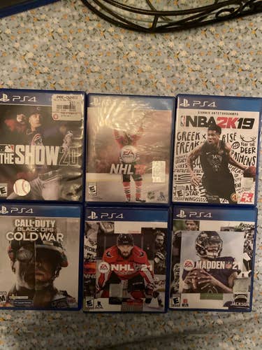 PS4 games. All in great working condition.
