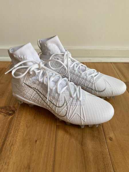 Nike Alpha Huarache 7 Elite Men's Lacrosse Cleats 7 White Silver CJ0224-106 10.5