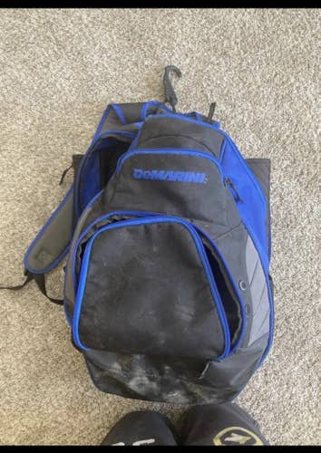 Blue Used DeMarini Bat Bag