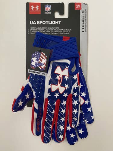 UA Spotlight Limited Edition Football Gloves Small