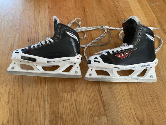 Senior Used CCM RBZ 80 Hockey Goalie Skates Regular Width Size 8