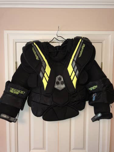 Used Large Vaughn Velocity VE8 Pro Goalie Chest Protector