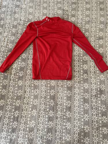 Red Adult Medium Under Armour Baseball Undershirt