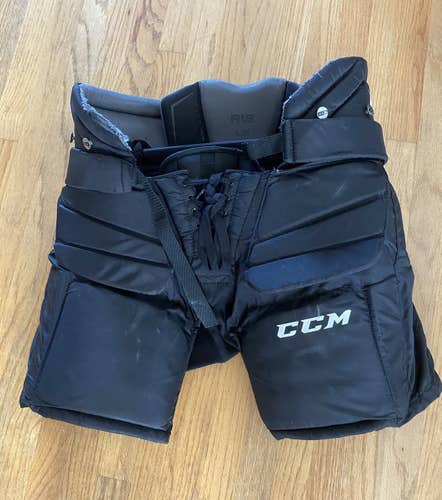 Black Intermediate Used Small CCM Premier R1.9 Hockey Goalie Pants