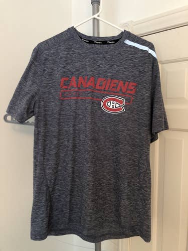Montreal Canadiens Team Issued Gray New Large Other Shirt