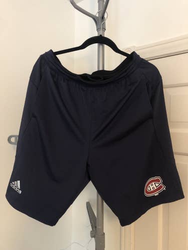 Adidas Montreal Canadiens Team Issued NHL shorts