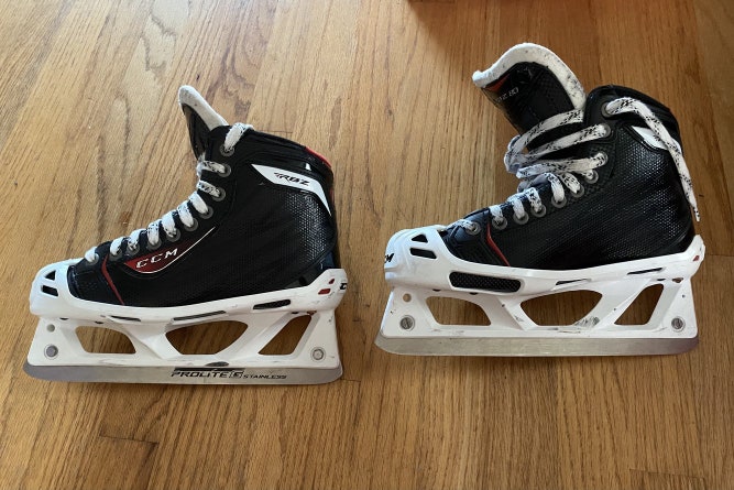 Senior Used CCM RBZ Hockey Goalie Skates Regular Width Size 5