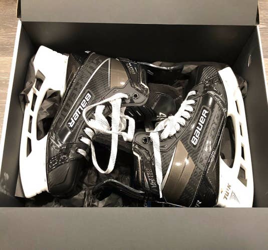 Senior Used Bauer Supreme Ultrasonic Hockey Skates Pro Stock Size 9.5
