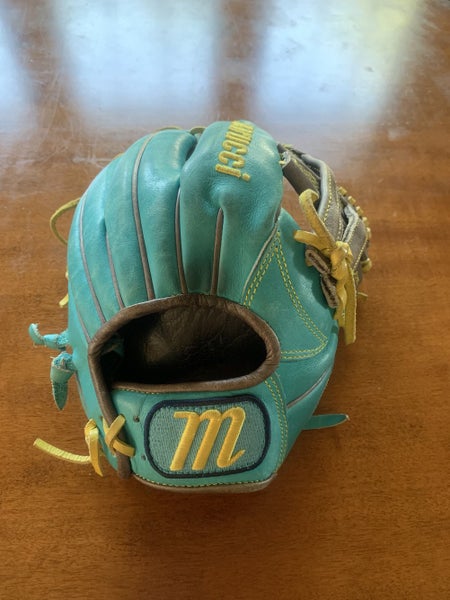 Blue Used High School/College Marucci Right Hand Throw Infield Founders Series Baseball Glove 11.25"