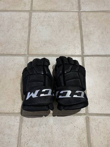 Black Senior CCM 15" Pro Stock HGQL Gloves