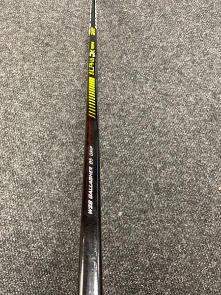 New Senior Warrior Left Hand Alpha DX Hockey Stick Toe Pattern Pro Stock Gallagher Curve Grip