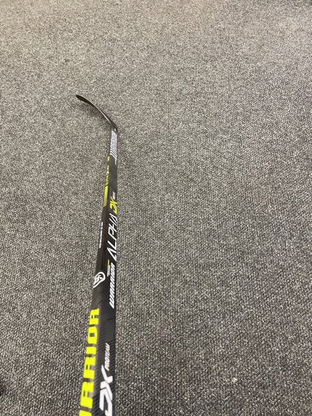 New Senior Right Handed Warrior Alpha DX Hockey Stick Toe Pattern Pro Stock Grip