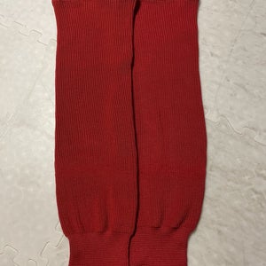 NEW Red Knit Hockey Socks