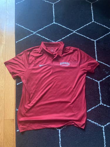Harvard Lacrosse Team Issued Polo -XL