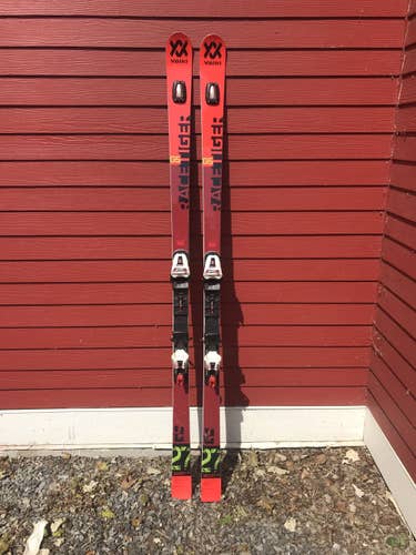 Great Condition 2019 Volkl 188cm GS Skis W/ 16 Din Bindings