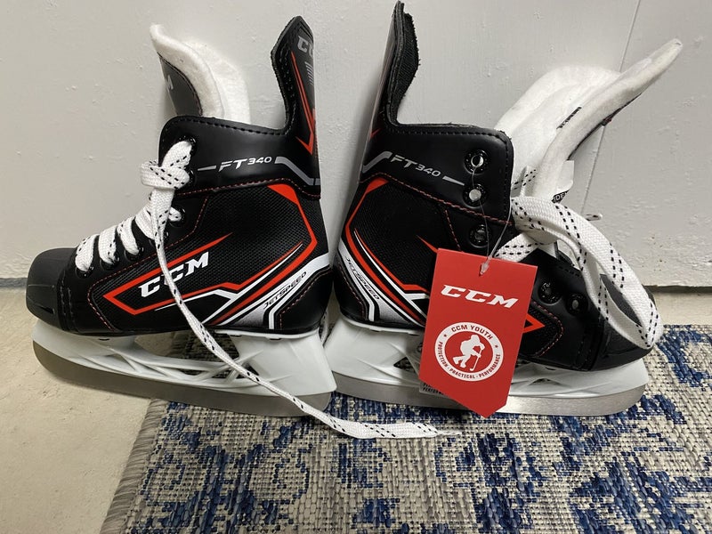 Youth New CCM JetSpeed FT340 Hockey Skates Regular Width Size 11