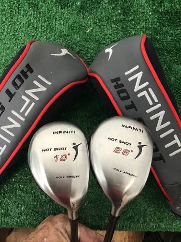Infiniti Hot Shot Hybrid Set 18* And 26* With Ladies Graphite Shafts