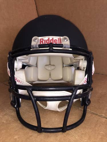 USED RIDDELL ADULT REVOLUTION FOOTBALL HELMET - MEDIUM - FLAT NAVY