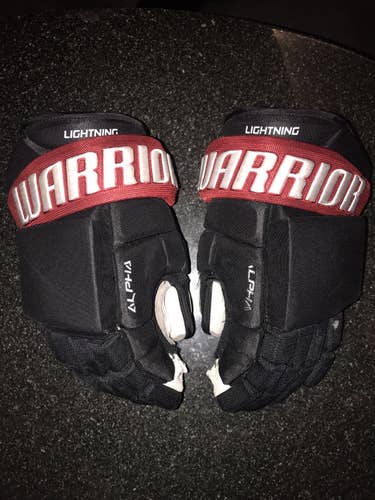Black Senior Warrior 14" Alpha Pro Gloves