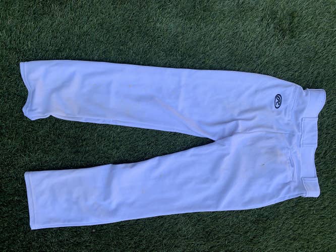White Youth Unisex Used XXL Rawlings Pants