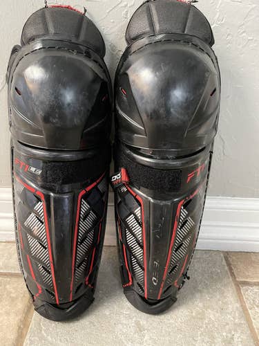 CCM FT1 LE Shin Guards. 12”.