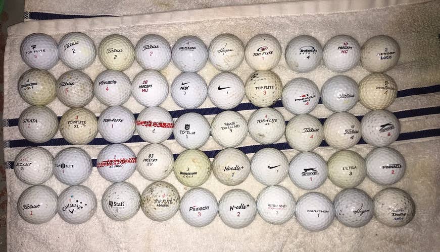 50 Pack of Golf Balls