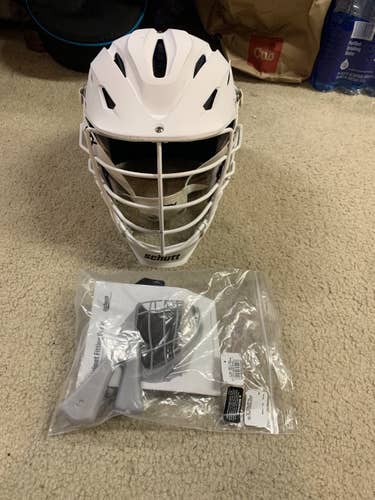 White Adult Player's STX Rival Helmet