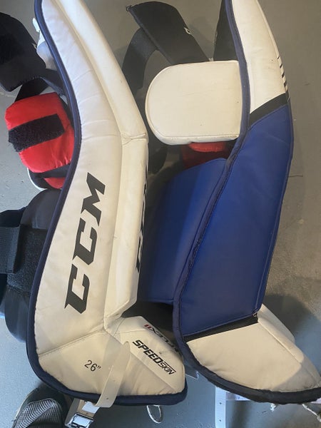 CCM Hockey Youth Goalie Leg Pads 26in