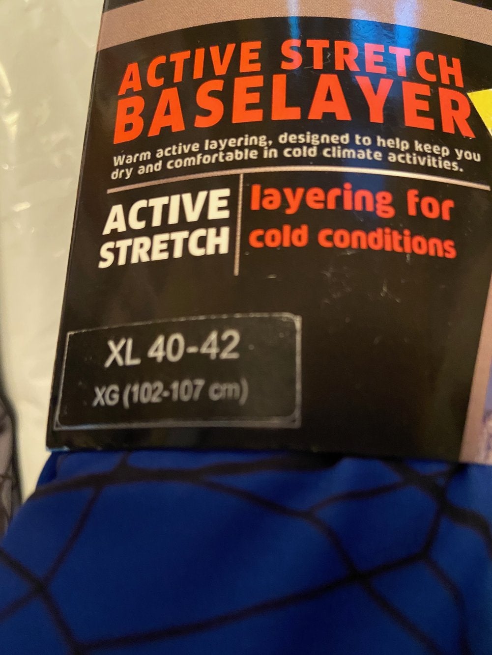 russell performance active base layer with stretch