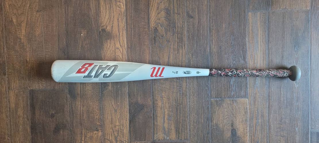 Used Kid Pitch (9YO-13YO) USSSA Certified 2019 Marucci Alloy CAT 8 Bat (-8) 21 oz 29"