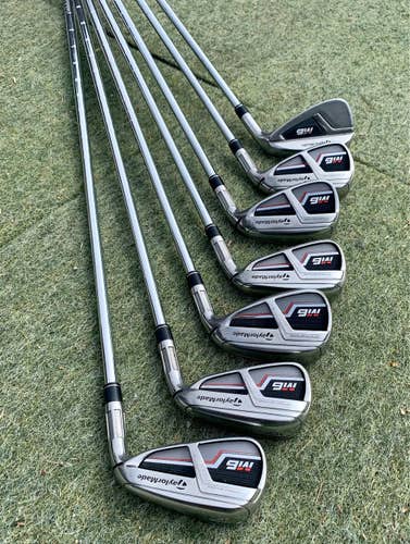Men's Right Handed Regular Flex Steel Shaft M6 Iron Set