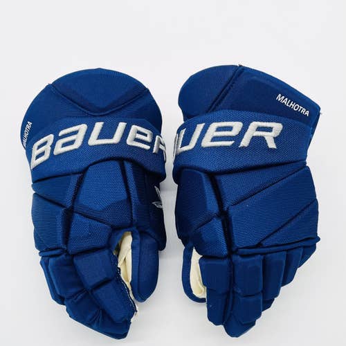 Toronto Maple Leafs Retro Reverse (Blue & Silver) Bauer Vapor 2X Pro Hockey Gloves-14"