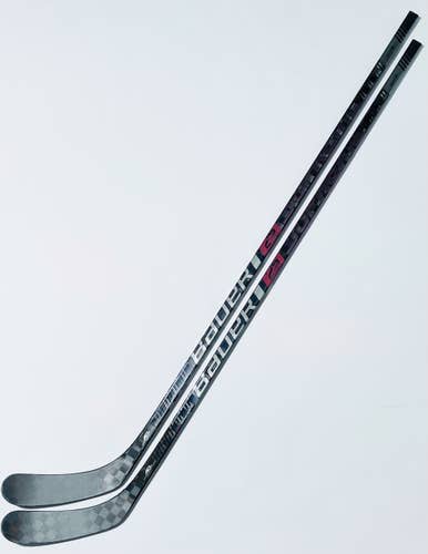 New 2 Pack Custom Red Bauer Supreme 2S Pro (MX3 Build) Hockey Sticks-RH-77 Flex-Modified P28