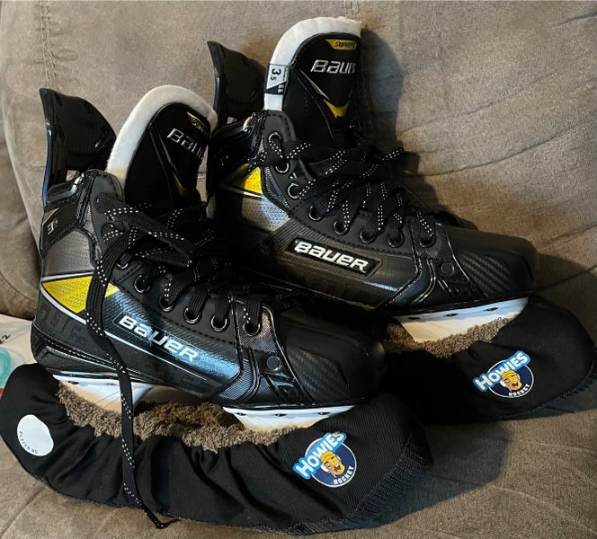 Junior Bauer Extra Wide Width Size 3.5 Supreme 3S Pro Hockey Skates