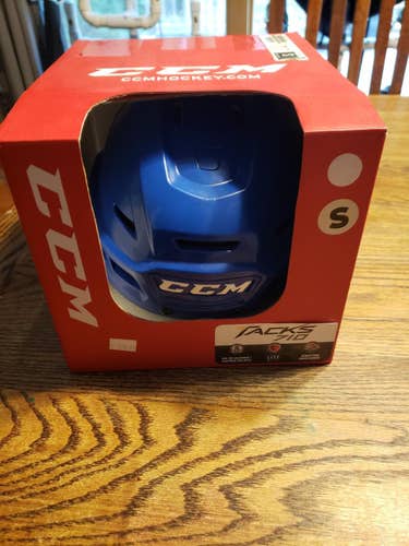 Blue Used Small CCM Tacks 710 Helmet